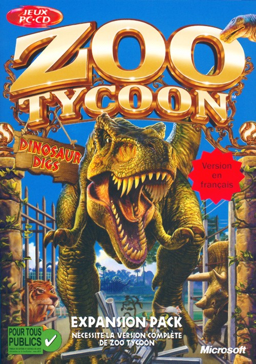 jaquette du jeu vidéo Zoo Tycoon : Dinosaur Digs