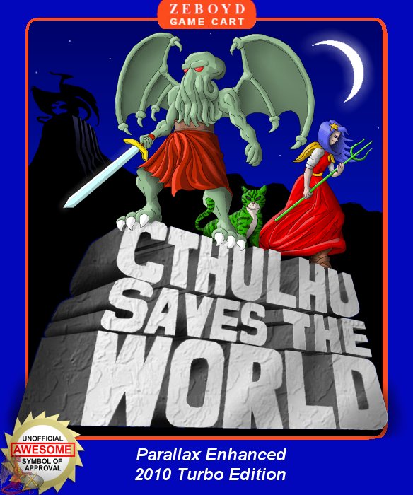 jaquette du jeu vidéo Cthulhu Saves the World