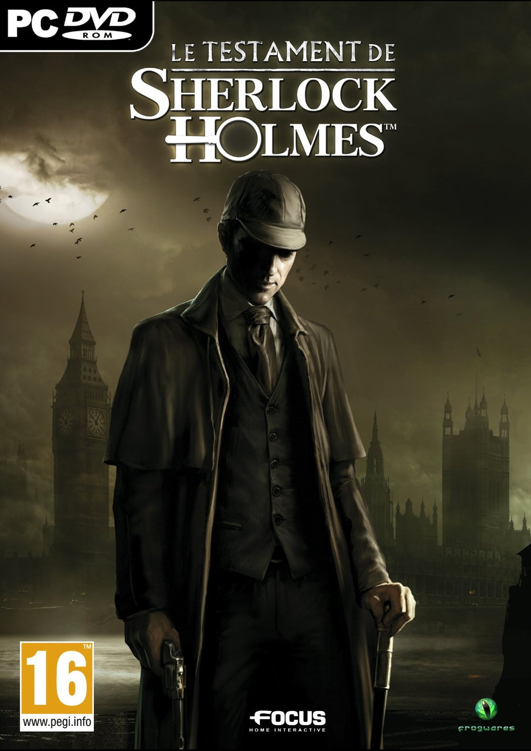 jaquette du jeu vidéo Le Testament de Sherlock Holmes