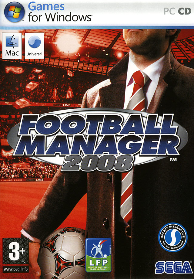 jaquette du jeu vidéo Football Manager 2008