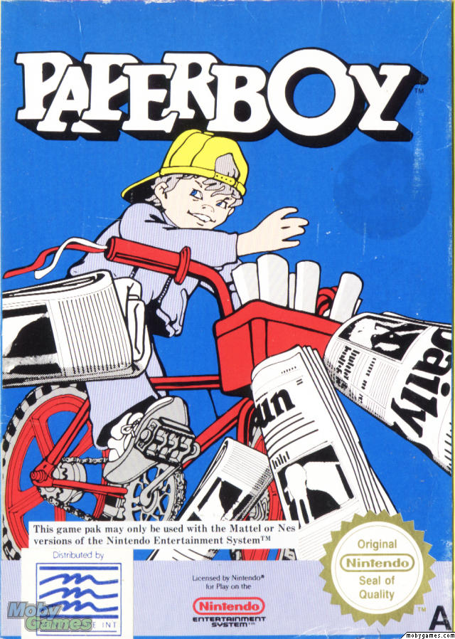 jaquette du jeu vidéo Paperboy