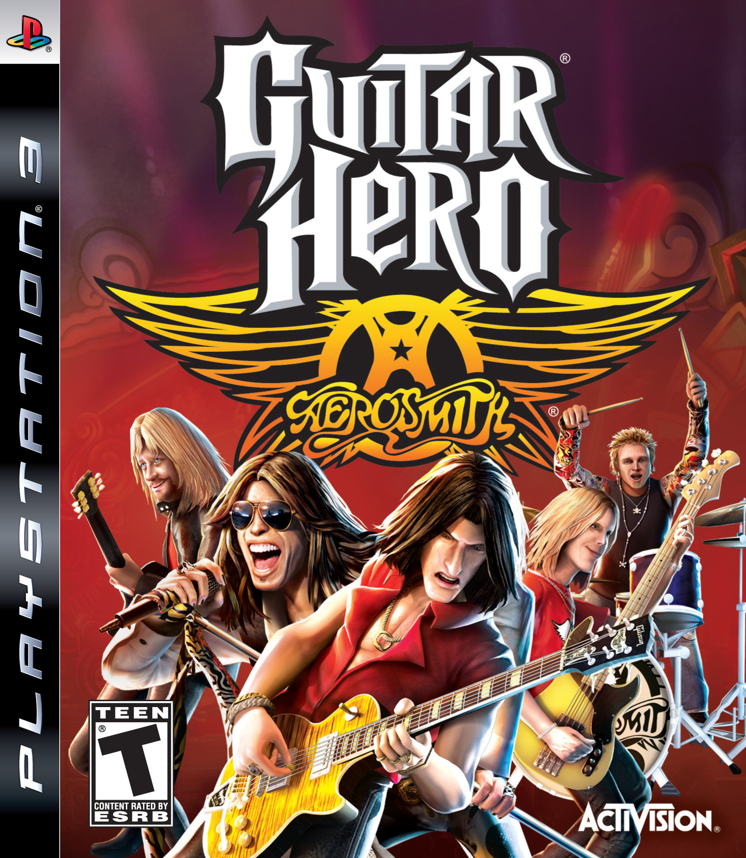 jaquette du jeu vidéo Guitar Hero: Aerosmith