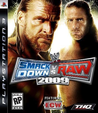 jaquette du jeu vidéo WWE Smackdown vs Raw 2009