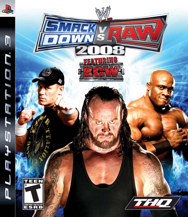 jaquette du jeu vidéo WWE SmackDown vs Raw 2008