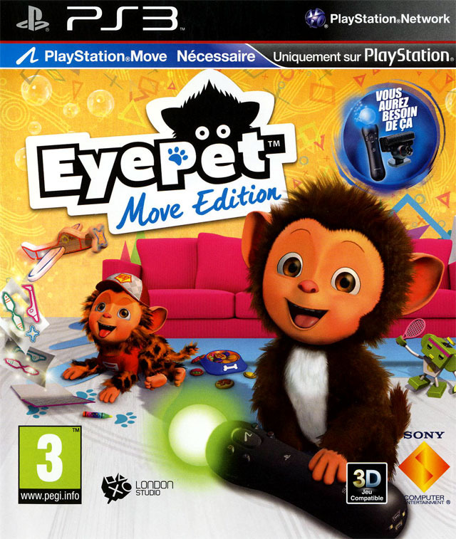 jaquette du jeu vidéo EyePet Move Edition