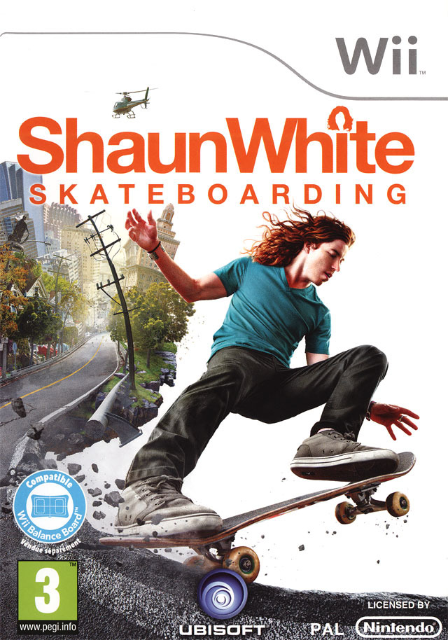 jaquette du jeu vidéo Shaun White Skateboarding