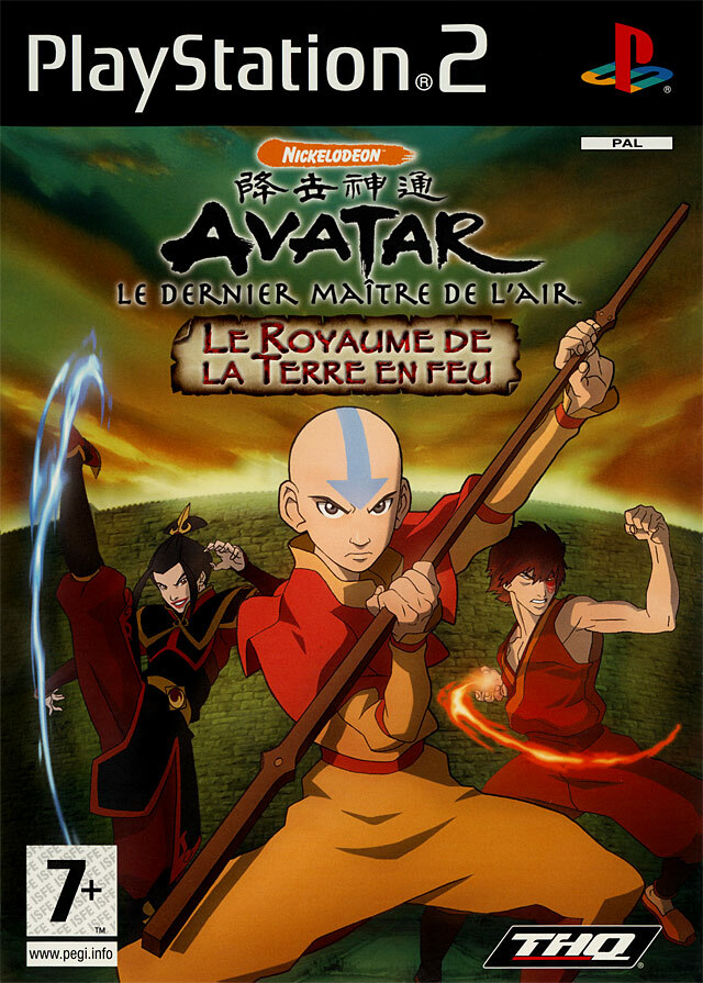 jaquette du jeu vidéo Avatar : Le Dernier Maître de l'Air : Le Royaume de la Terre en Feu