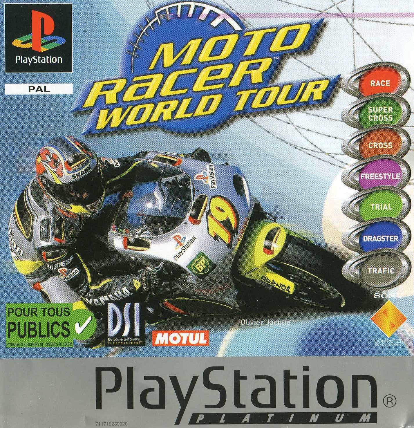 jaquette du jeu vidéo Moto Racer World Tour