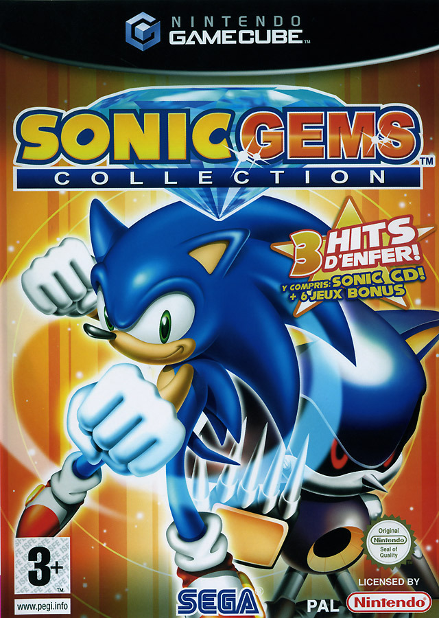 jaquette du jeu vidéo Sonic Gems Collection