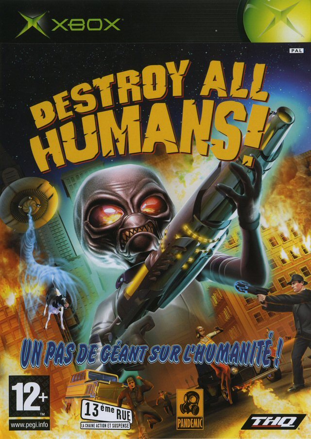 jaquette du jeu vidéo Destroy All Humans !