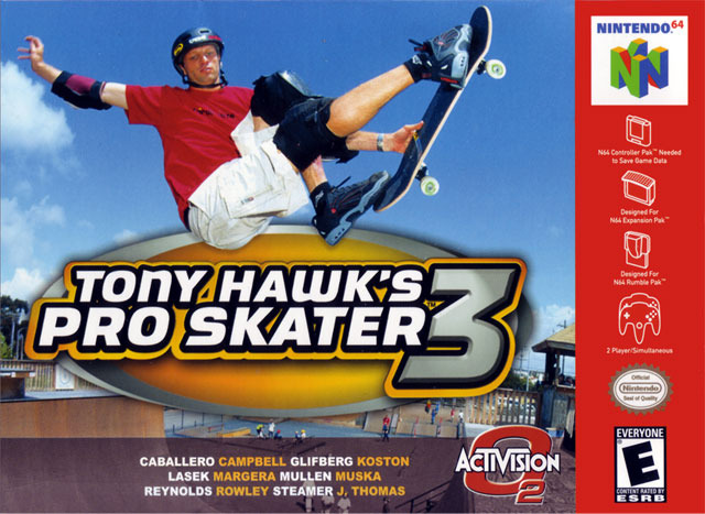 jaquette du jeu vidéo Tony Hawk's Pro Skater 3