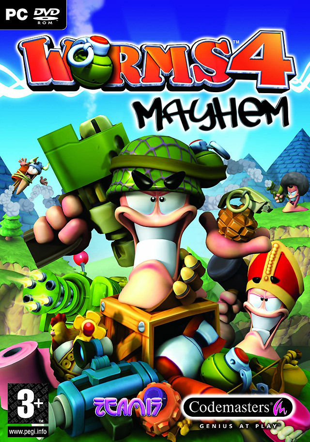 jaquette du jeu vidéo Worms 4: Mayhem