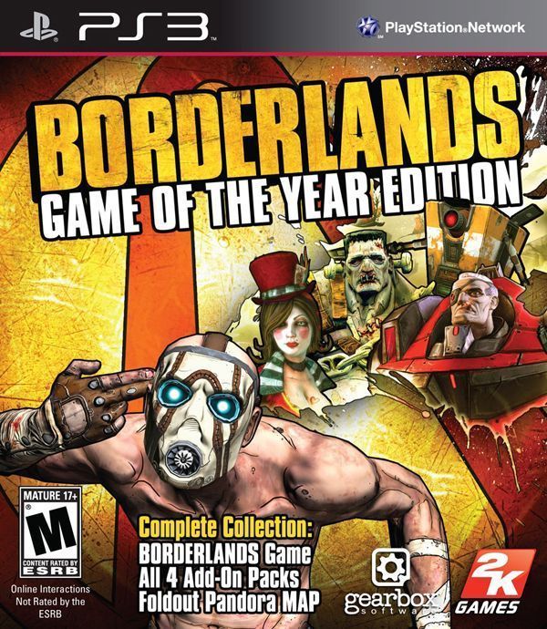 jaquette du jeu vidéo Borderlands Edition GOTY