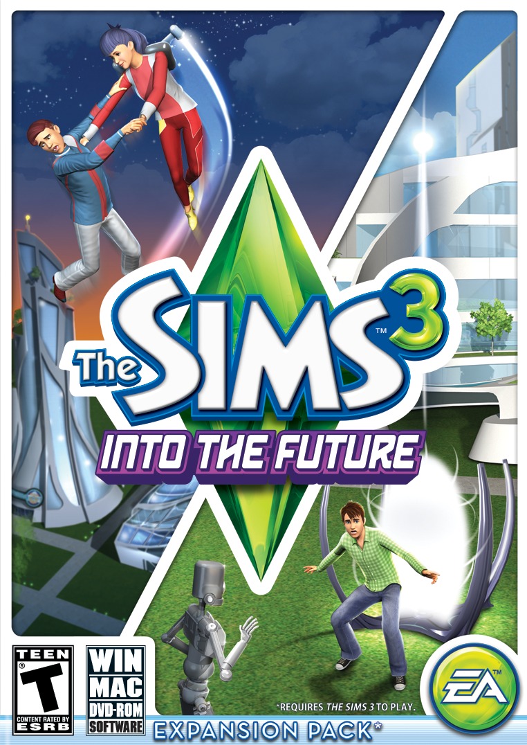 jaquette du jeu vidéo Les Sims 3 : En Route vers le Futur