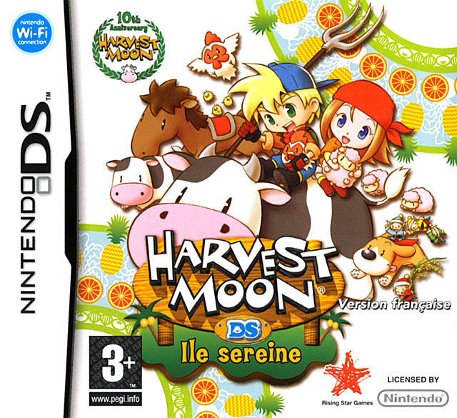 jaquette du jeu vidéo Harvest Moon DS: île sereine