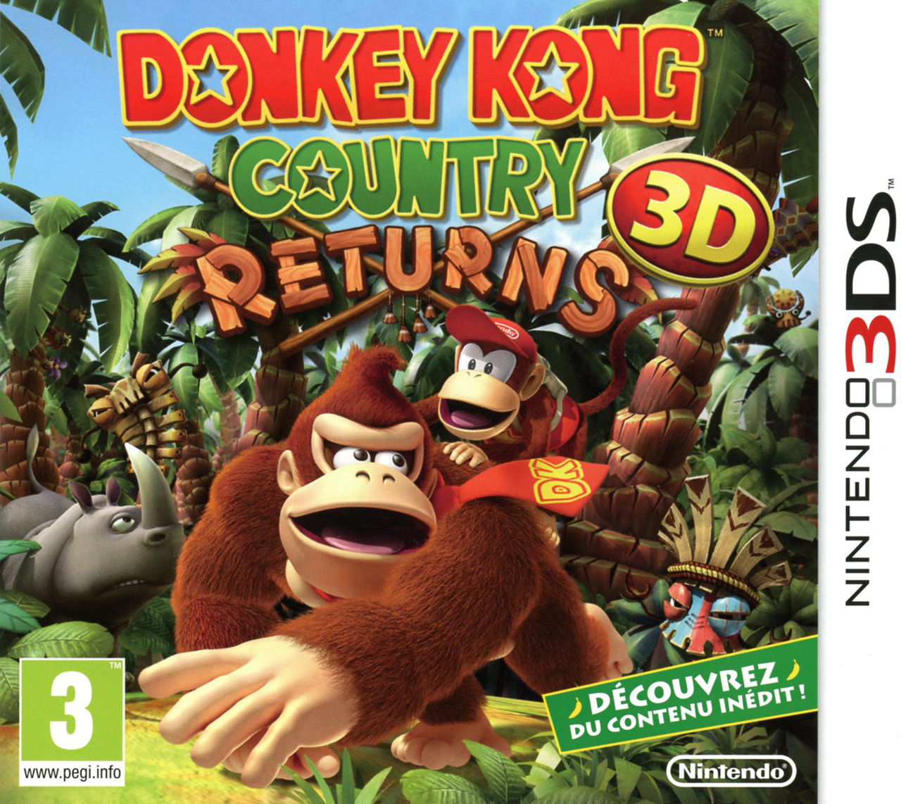 jaquette du jeu vidéo Donkey Kong Country Returns