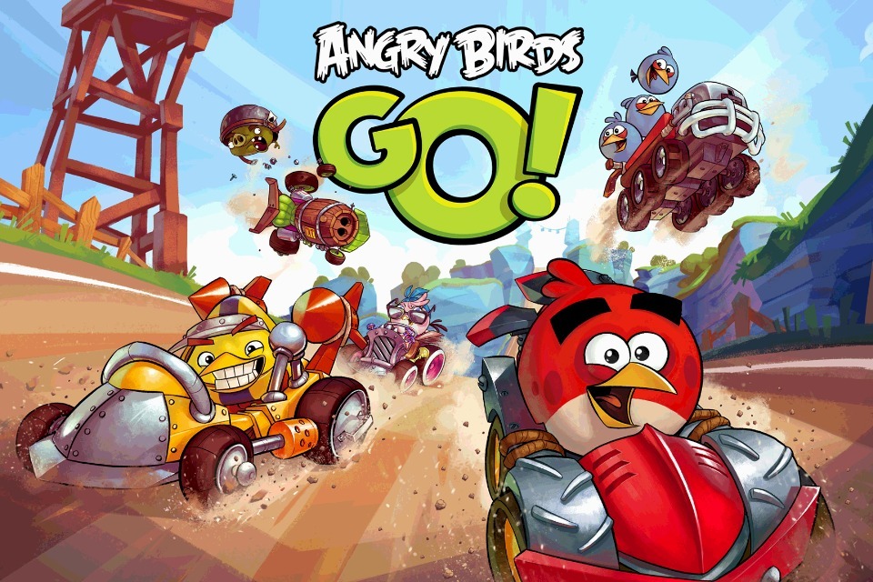 jaquette du jeu vidéo Angry Birds Go!