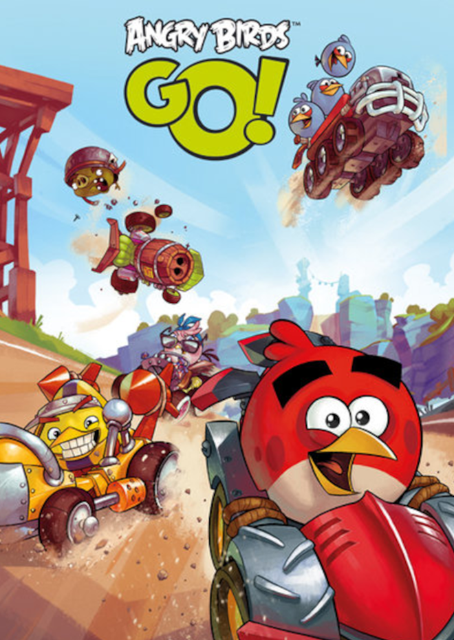 jaquette du jeu vidéo Angry Birds Go!