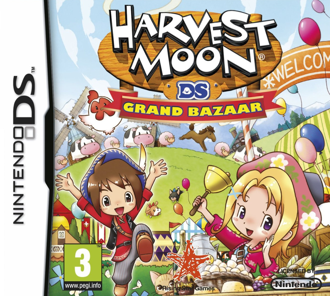 jaquette du jeu vidéo Harvest Moon: Grand Bazaar