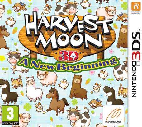 jaquette du jeu vidéo Harvest Moon 3D : A new Beginning