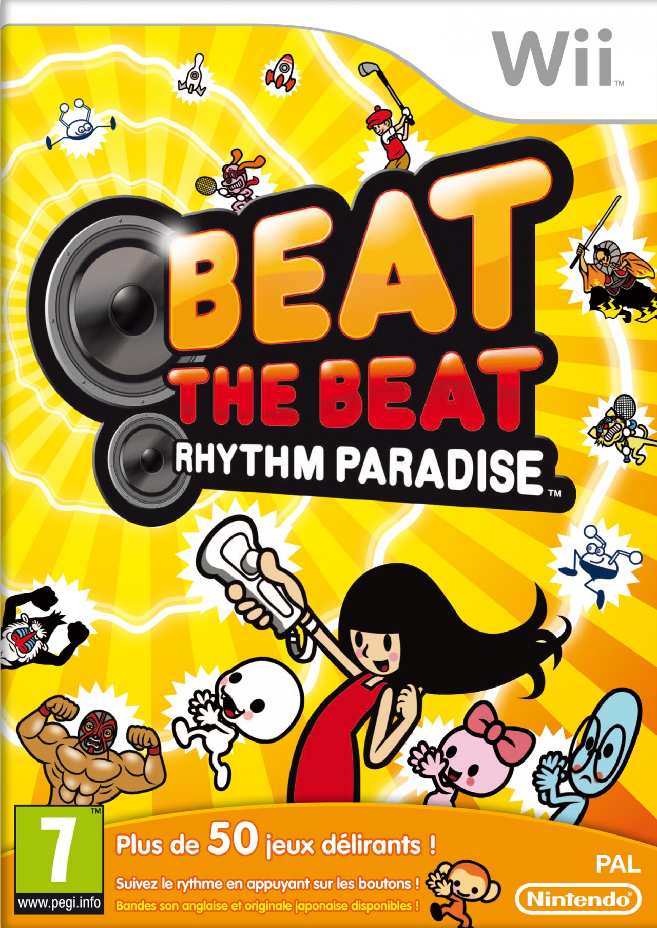 jaquette du jeu vidéo Beat the Beat: Rhythm Paradise