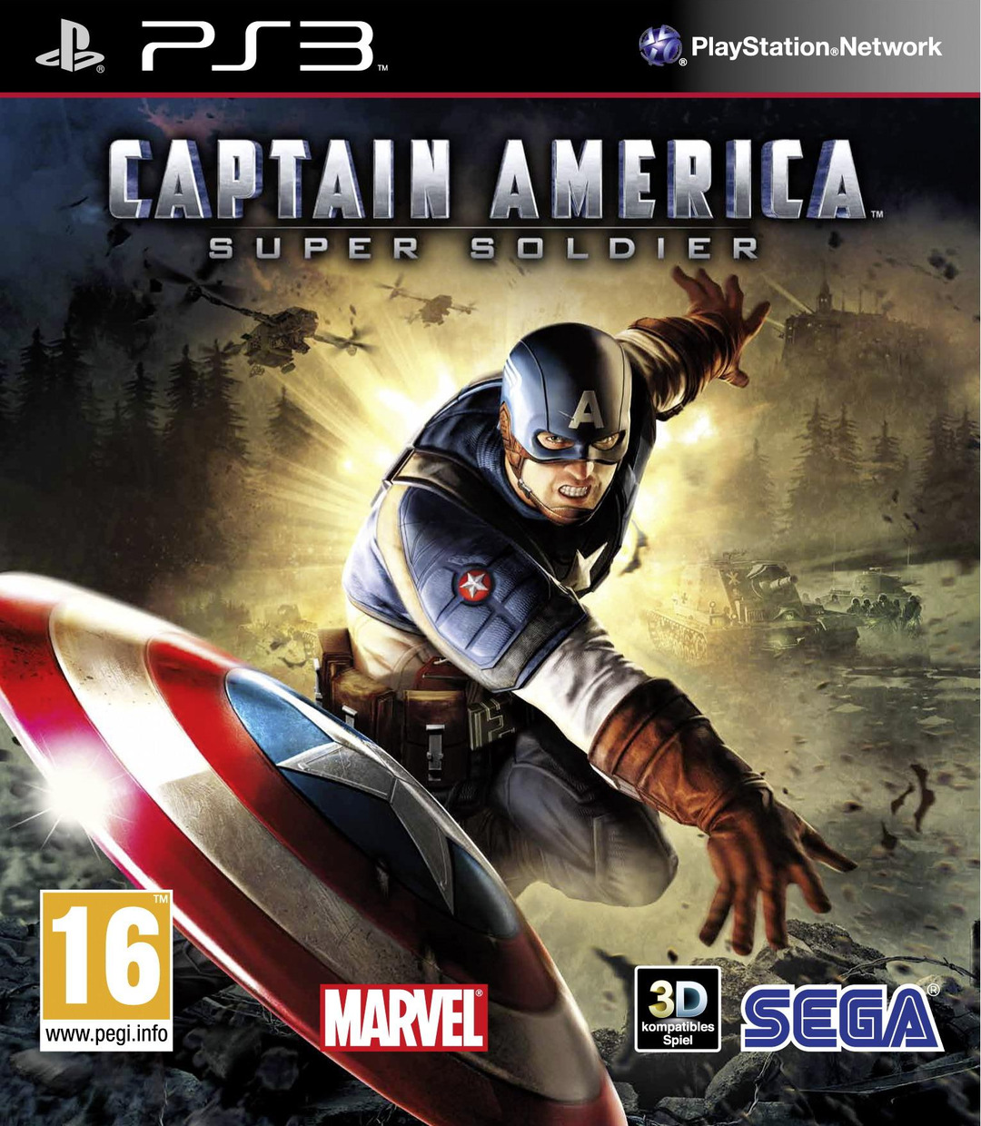 jaquette du jeu vidéo Captain America: Super Soldat