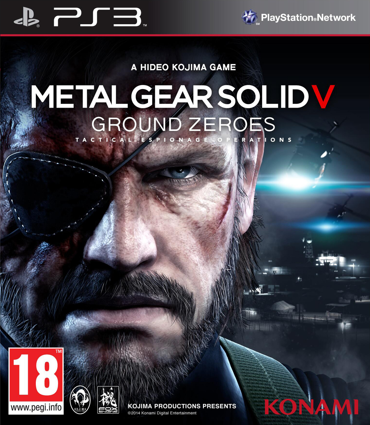 jaquette du jeu vidéo Metal Gear Solid V : Ground Zeroes