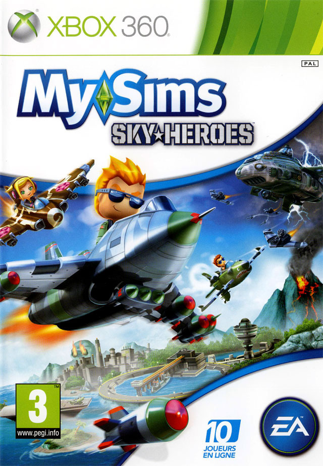 jaquette du jeu vidéo MySims SkyHeroes