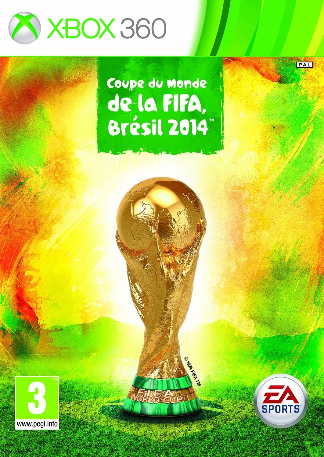 jaquette du jeu vidéo Coupe du monde de la FIFA : Brésil 2014