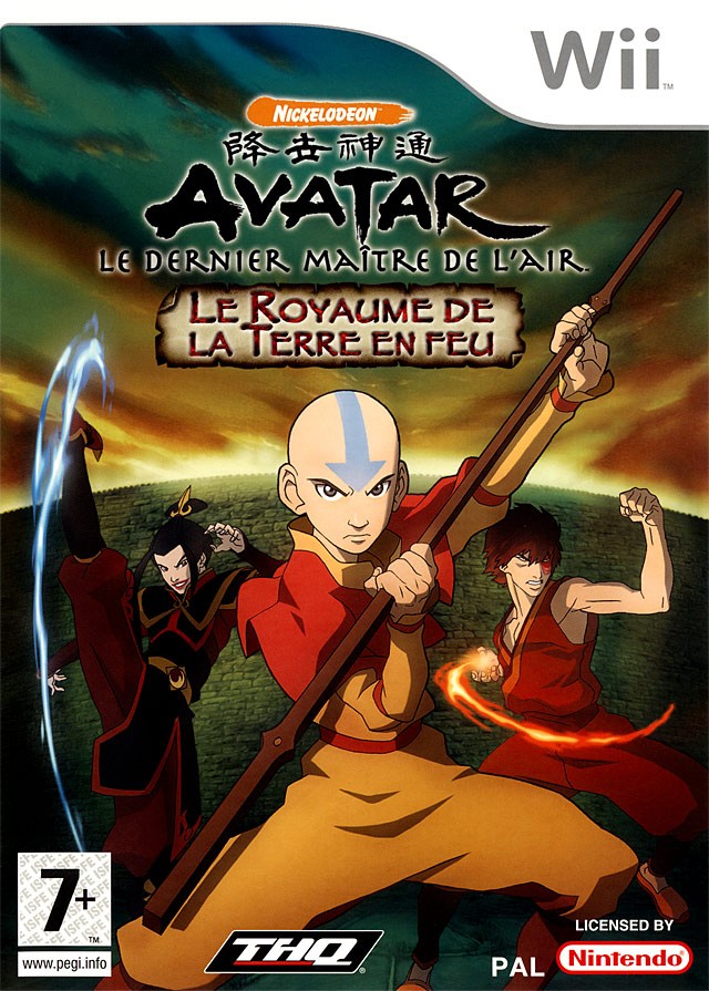 jaquette du jeu vidéo Avatar : Le Dernier Maître de l'Air : Le Royaume de la Terre en Feu