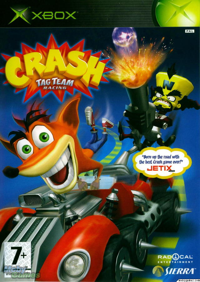 jaquette du jeu vidéo Crash Tag Team Racing
