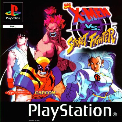 jaquette du jeu vidéo X-men Vs Street Fighter
