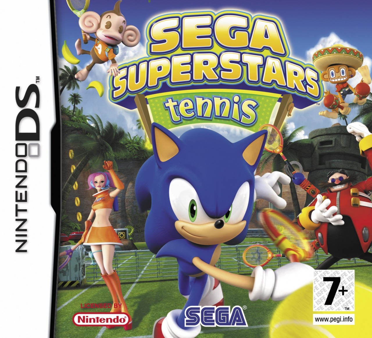 jaquette du jeu vidéo Sega Superstars Tennis