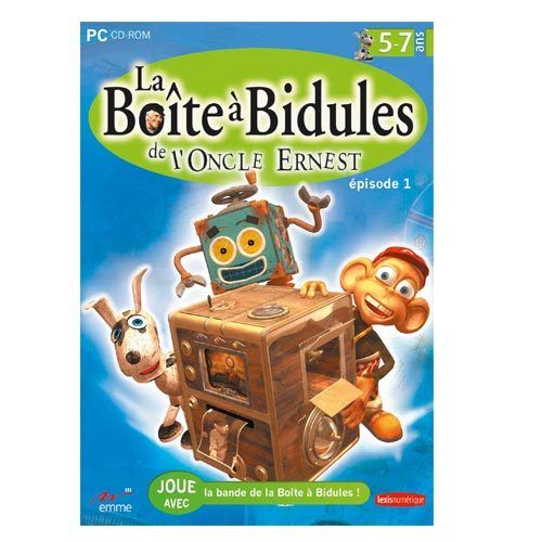 jaquette du jeu vidéo La Boîte à Bidules de l'Oncle Ernest