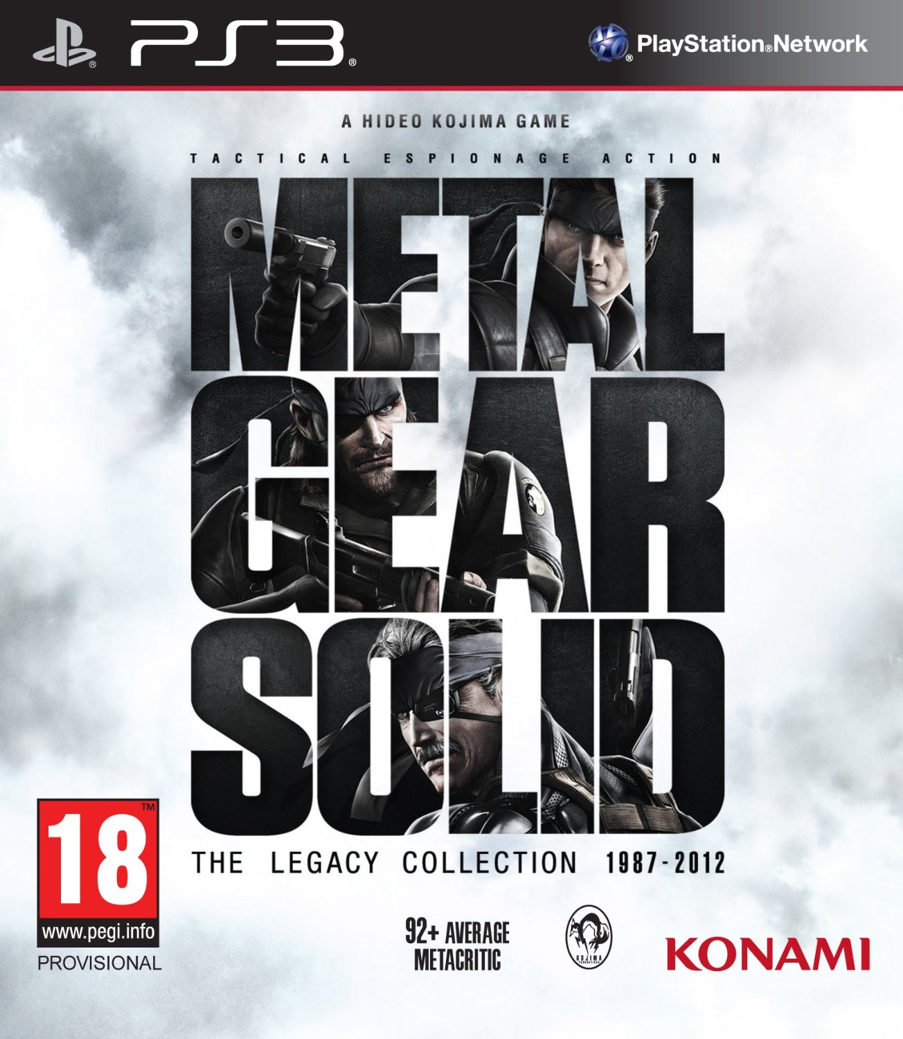jaquette du jeu vidéo Metal Gear Solid : The Legacy Collection