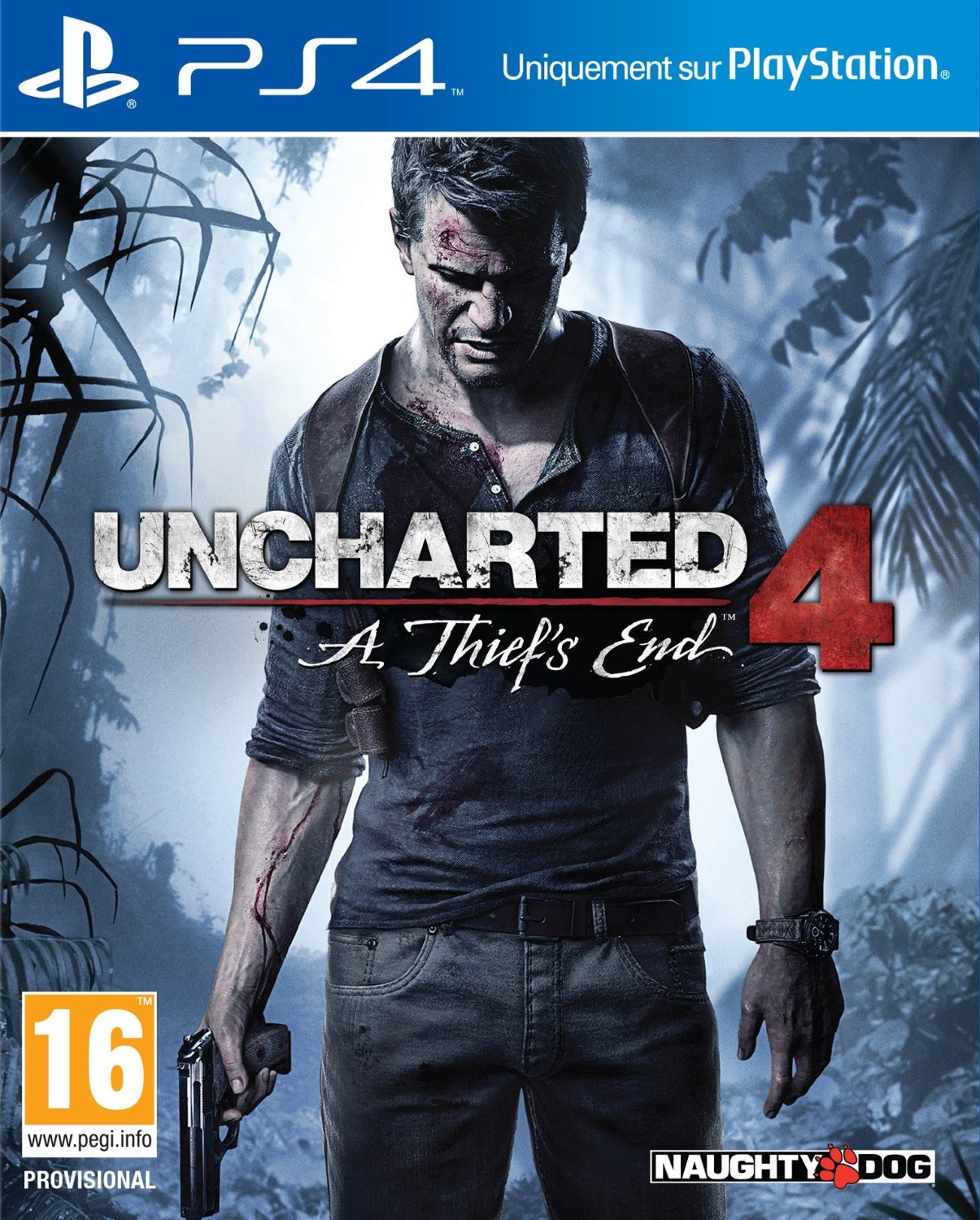 jaquette du jeu vidéo Uncharted 4: A Thief's End