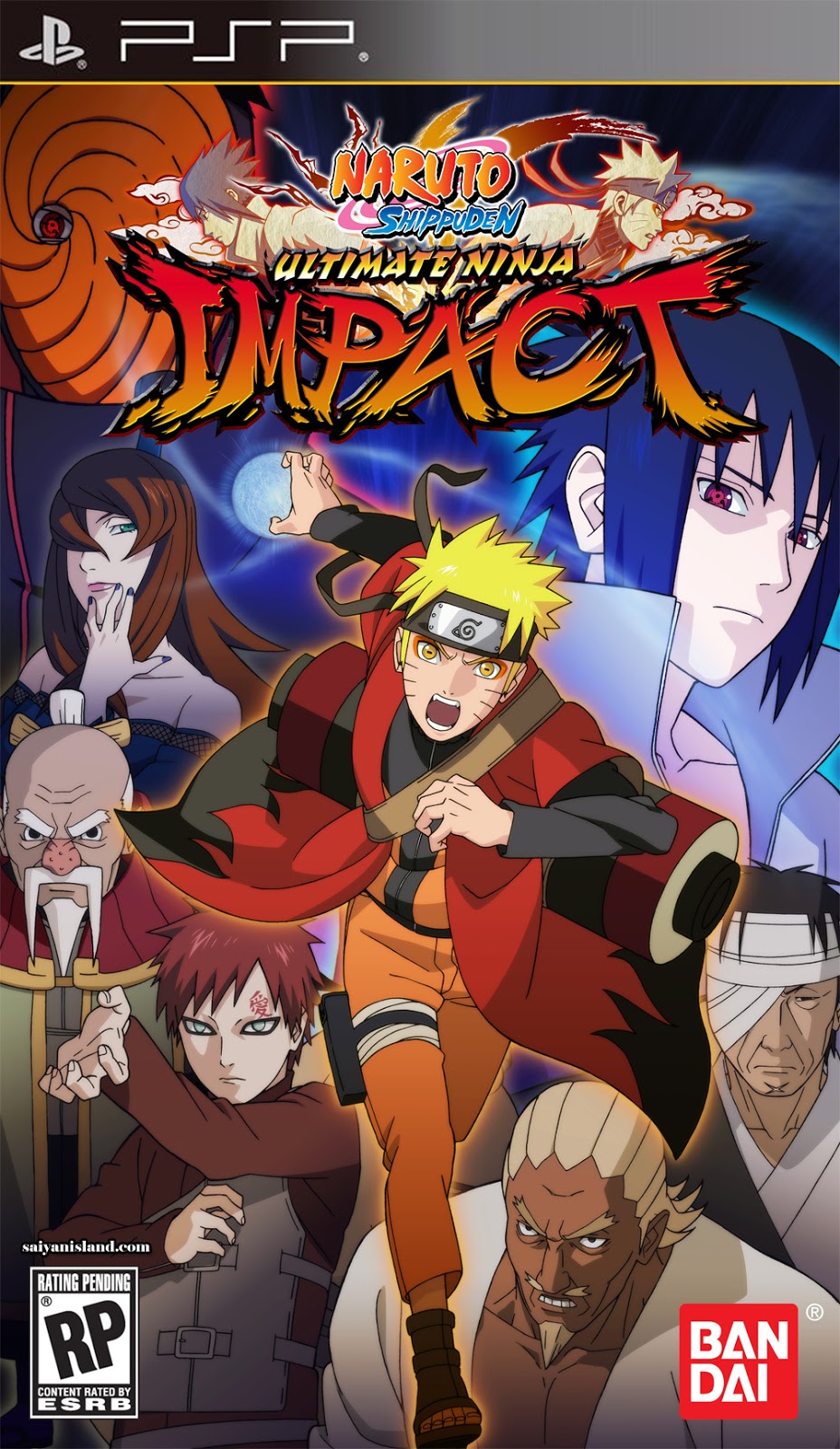 jaquette du jeu vidéo Naruto Shippuden : Ultimate Ninja Impact