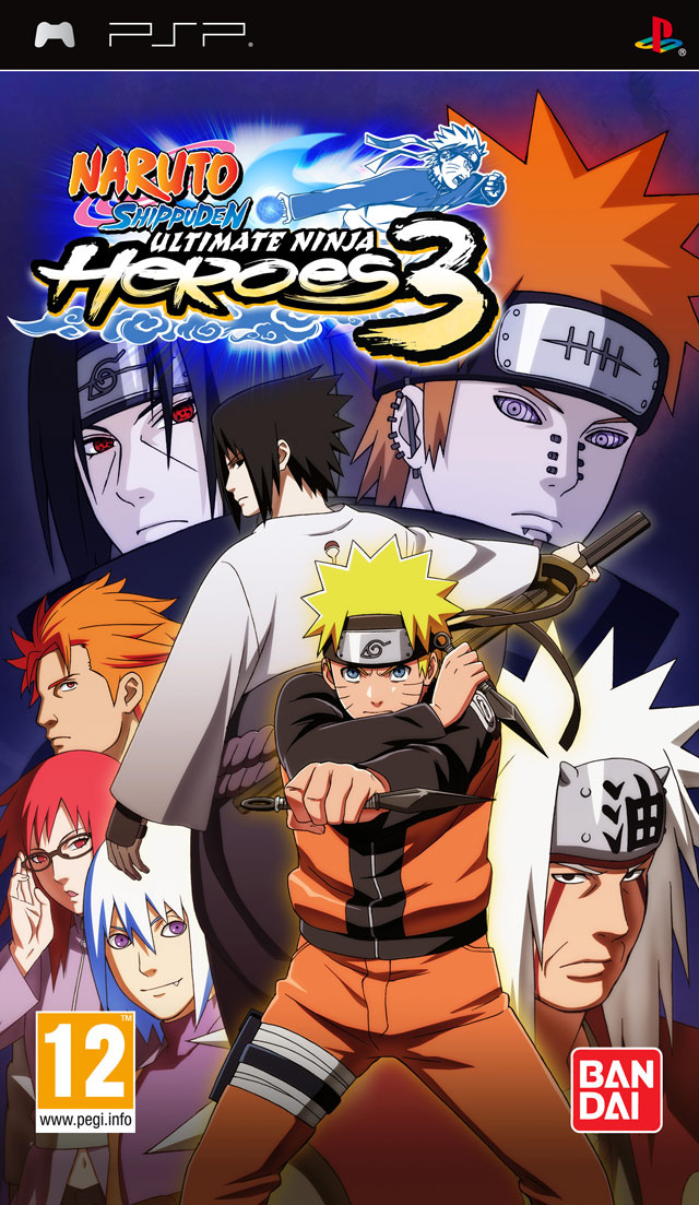 jaquette du jeu vidéo Naruto Shippuden : Ultimate Ninja Heroes 3