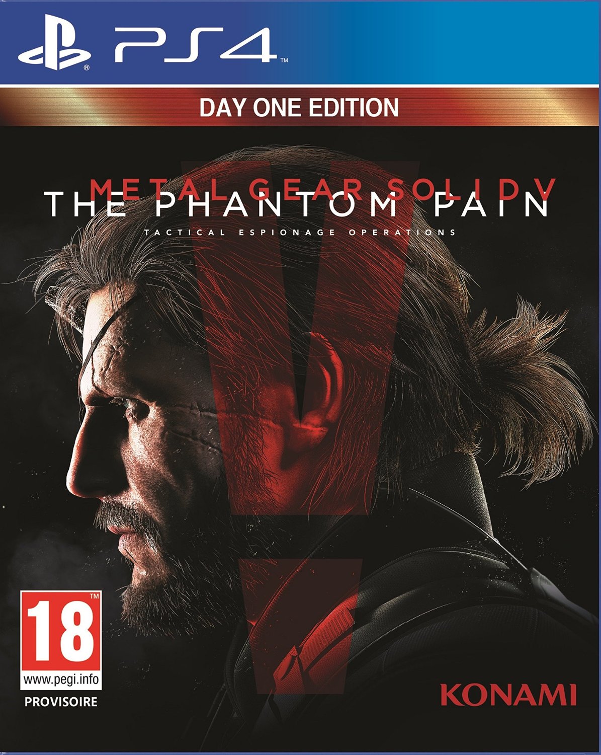 jaquette du jeu vidéo Metal Gear Solid V : The Phantom Pain