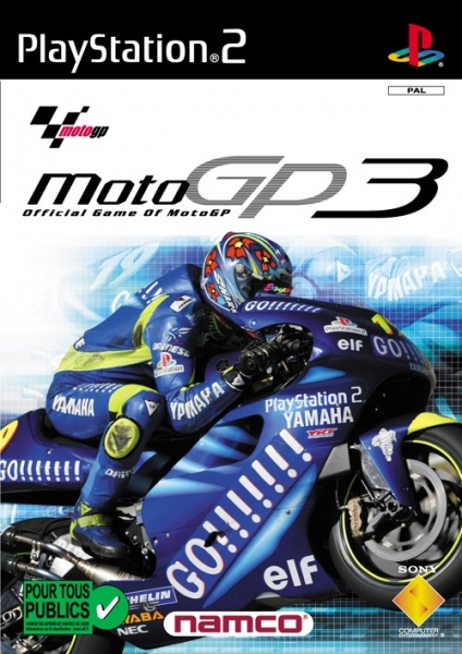 jaquette du jeu vidéo MotoGP 3