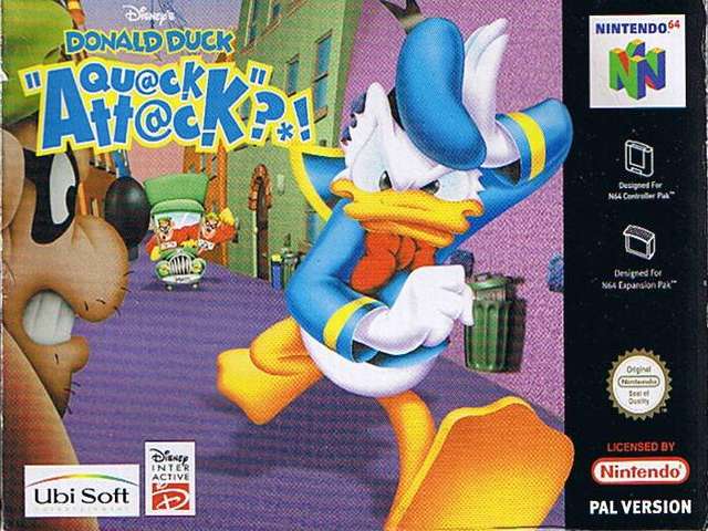 jaquette du jeu vidéo Donald Couak Attack