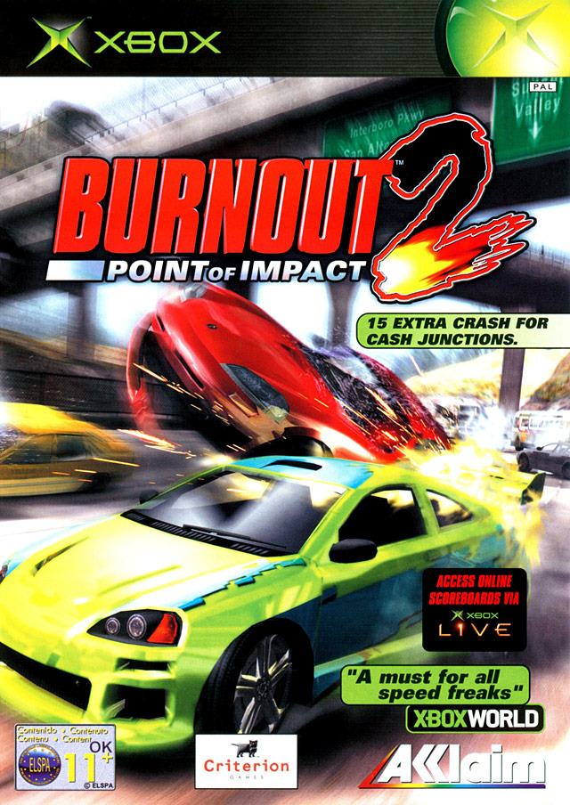 jaquette du jeu vidéo Burnout 2 : Point of Impact