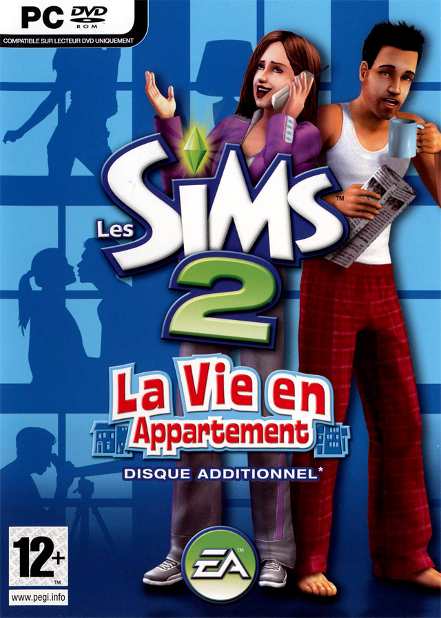 jaquette du jeu vidéo Les Sims 2 : La Vie en Appartement