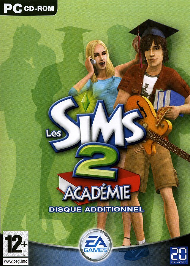 jaquette du jeu vidéo Les Sims 2 : Académie