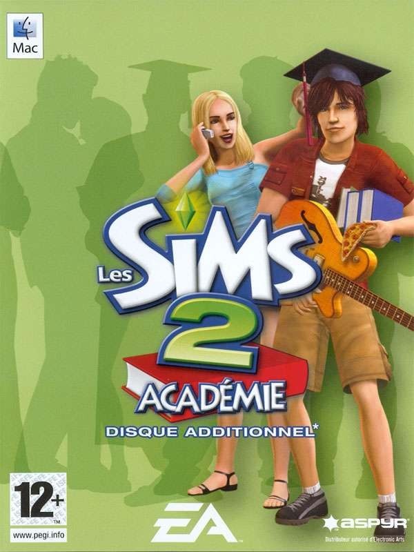 jaquette du jeu vidéo Les Sims 2 : Académie