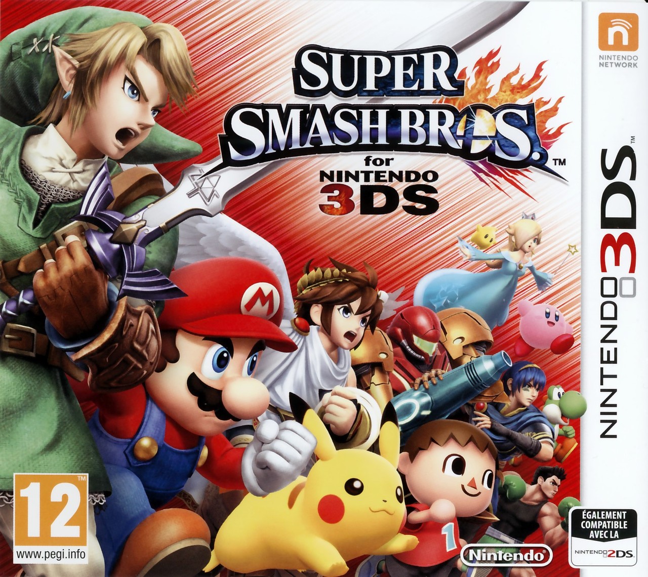 jaquette du jeu vidéo Super Smash Bros. for 3DS