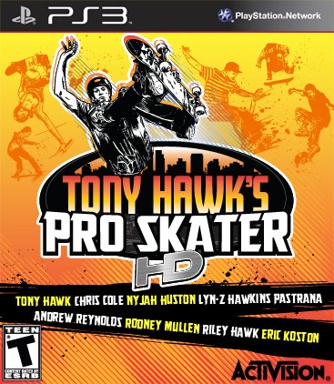 jaquette du jeu vidéo Tony Hawk's Pro Skater HD
