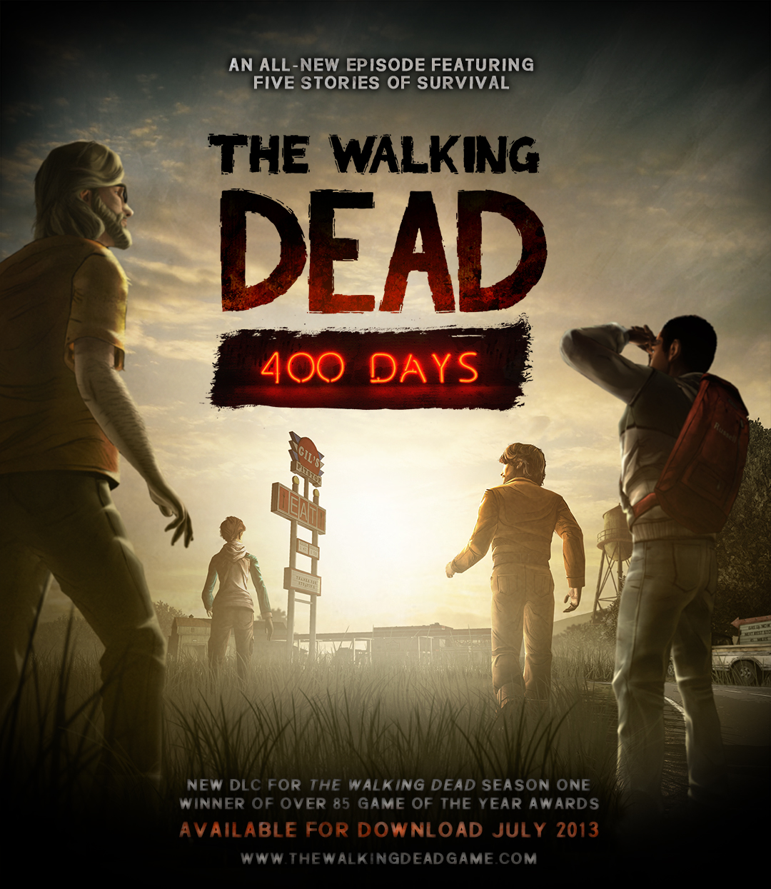 jaquette du jeu vidéo The Walking Dead: 400 Days