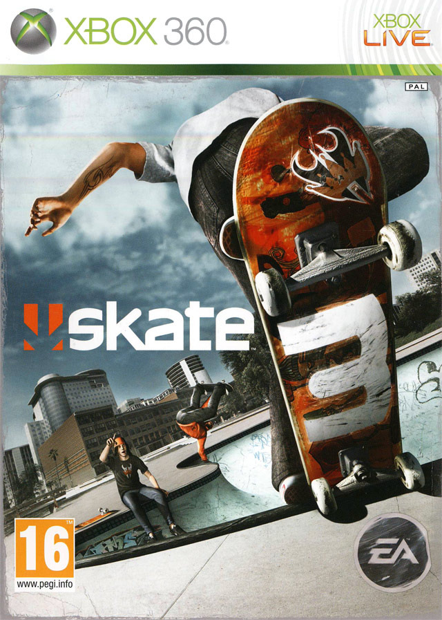 jaquette du jeu vidéo Skate 3