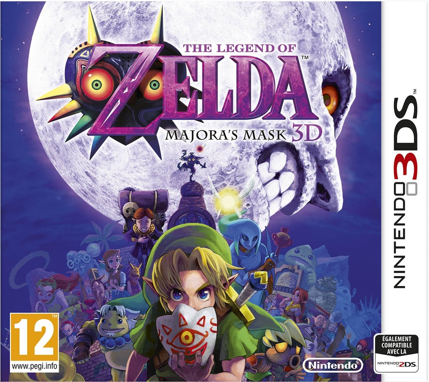 jaquette du jeu vidéo The Legend of Zelda : Majora's Mask